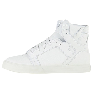 Baskets Montantes Supra SkyTop Blanche Tuf White Gunny Femme | OOW-14082073